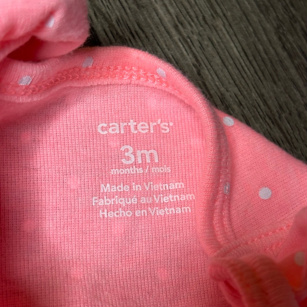 2 Carter's Baby Rompers - Picture 2 of 3
